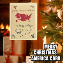 2024 Merry Christmas America Card, Presidential Election Map Cards, Cards