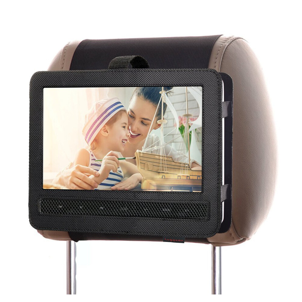 Zuggear Dvd Player Headrest Uchwyt Do Uchwytu Portable Dvd Gracz Mount Mocowac Tylne Siedzenie Uchwyt Na Obrotowy I Odwrotny Od 10 Cali Do 10,5 C-image