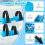 Winter Toddler Ice Skates, Adjustable Double Runner Skates with Hook and Loop Fastener Straps 7