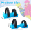 Winter Toddler Ice Skates, Adjustable Double Runner Skates with Hook and Loop Fastener Straps 6