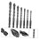 7pcs Hex Shank Drill Bits Firewood Hand Cone Multipurpose Drilling Bit Stepped Tile 9