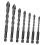 7pcs Hex Shank Drill Bits Firewood Hand Cone Multipurpose Drilling Bit Stepped Tile 1