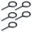Joneaz Hex Dogging Key 5/32 inch for Push Bar Panic Exit Device  5 Pack 1