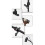 Adjustable Instrument Stand with Rackmount Bracket Clip Microphone Soft Rubber Shock-Absorbing Structure for Cello 9