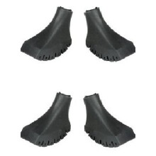 VTread Tapered Viererpack mit besonders langlebigen Gummi-Ersatzspitzen (Ersatzfusse/-pfoten/-hulsen/-kappen) fur Trekkingst   cke     passend fur all