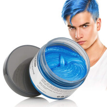 BeeShine Haarfrbewachs Blau Einweg-Sofort-Matte-Frisur-Schlammcreme-Haarpomaden fr Kinder, Mnner, Frauen, Cosplay, Nachtclub, Maskerade, Transform