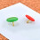 Ornerx flade push pins dekorative thumbtacks til kork sort 200 t?lling 4