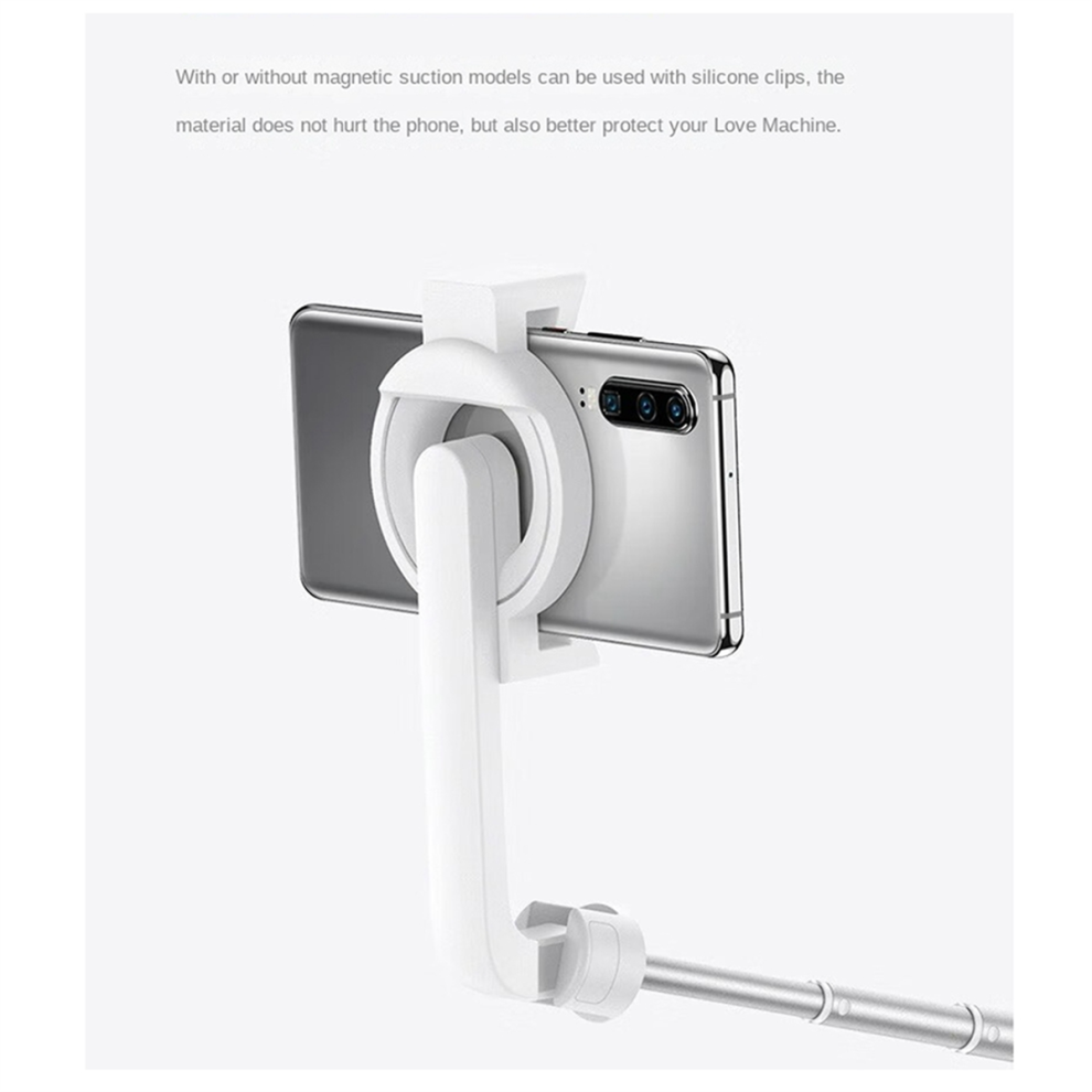 Magnetic Mobile Phone Selfie Stick, Shootings Aid, Aluminum Alloy Live Broadcast Tripod Black 4851161986711