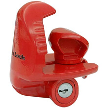 Master Lock 389DAT 2 Pack Universal Trailer Coupler Lock  Red