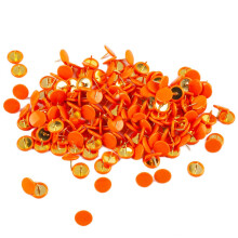 Ornerx lapos nyomcsapok dekoratv szegecsek Cork 200 Count Vibrant narancshoz