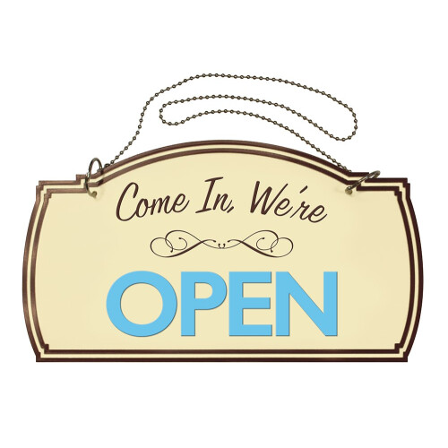 Cosco Boutique Open/Fecht Boutique, de dois lados, hardware suspenso incluiu 12 x 7 polegadas (098380)