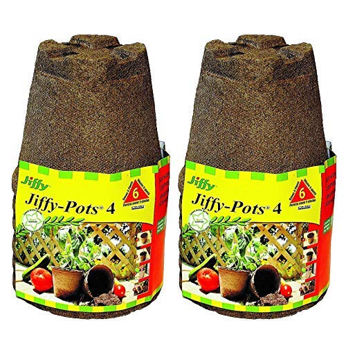 Jiffy Pots 4 """" Round (12 Pack)
