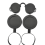 Binoculars Protective Rubber Objective Lens Caps Binocular Eyepiece Cover Telescope Protection A 11