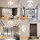 Modern Round LED Ceiling Lights 32W 2350LM, Warm White 3000K 7