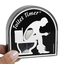 Katamco De originele toilettimer (klassiek) zoals te zien op Shark Tank. Grappig cadeau voor mannen man vader zoon verjaardag Kerstmis Vaderdag.