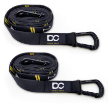 Double Circle Quick Juster nummererede stropper til gymnastiske ringe - Carabiner System og tr?ningsvideo Guide til fuld krops tr?ning Calistheni