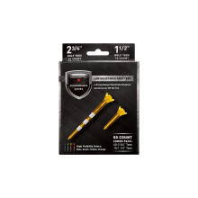 Maxfli Performance Series Low Resistance 2 3/4'' & 1 1/2'' Assorted Golf Tees - 50 Pack