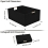 Rectangular Storage Bin Baskets for Decorative Basket with Wood Carry Handles A 8