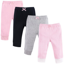 Unisex bavlnen nohavicky Luvable Friends so svetloru ov mi pruhmi pre b b tk , 12-18 mesiacov