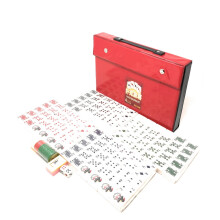 THY COLLECTIBLES Set di Gioco Mahjong Poker Rummy 120 Tessere Bianche