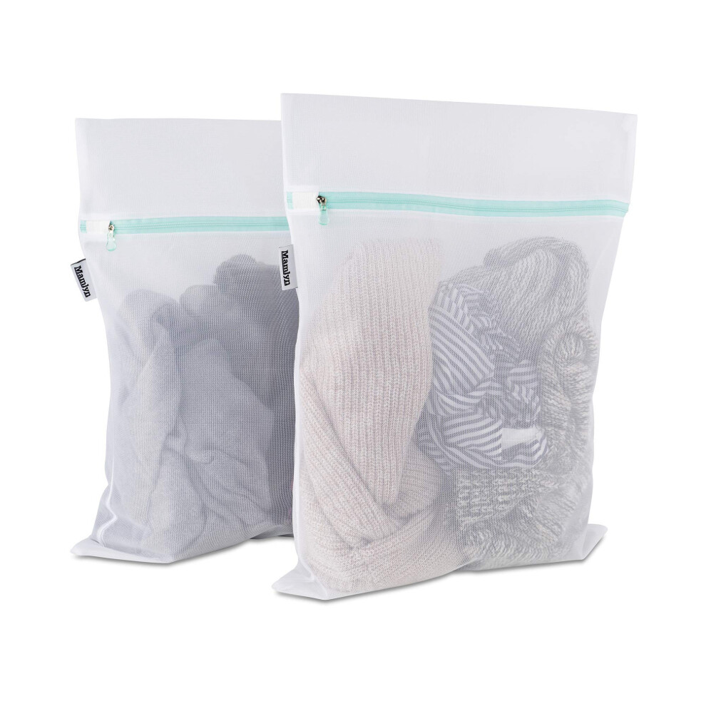 Sac     linge en maille Mamlyn pour linge d   licat, trousse de toilette pour sous-v   tements et lingerie, trousse de maquillage (2 tailles moyennes)