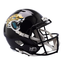 Casco unisex adulto Riddell r?plica de velocidad de tama?o completo de los Jacksonville Jaguars, color del equipo, talla ?nica EE. UU.