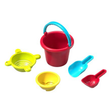 Haba Sand Toys Basic Set - 5 stykker bundt med plastikspids skimmel scoop og sigtende skovst?rrelse lige til sm?b?rn i alderen 18 m?neder +