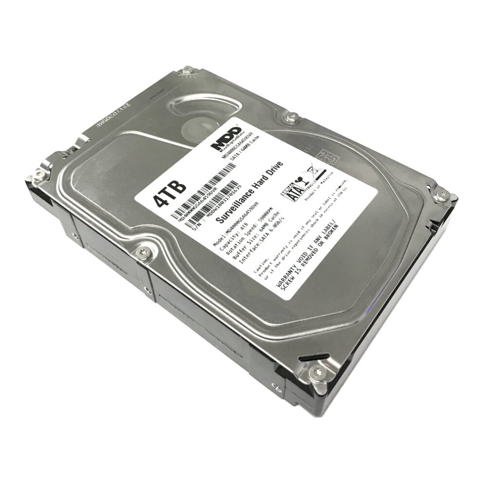 Maxdigitaldata Mdd 4Tb 64Mb Cache 5900Pm Sata 6.0Gb/S 3.5Inch Internal Surveillance Cctv Dvr Hard Drive Md4000gsa6459dvr - 2 Year Warranty Renewed 8855270003785