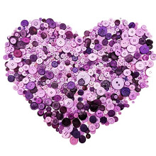 Esoca 650 buc nasturi mov n vrac pentru artizanat Nasturi asortate violet pentru artizanat Nasturi mixte violet pentru crafting