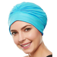 Capace de not Beemo pentru femei notnd turban poliester latex captu?it pentru doamne - turquise
