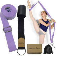 Justerbar benbr frlngda balettstrckband - enkel installation p drr flexibilitet stretch benband great cheer dance gymnastics trnare stretc