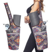Ewedoos Yoga Mat Tas met Groot Formaat en Ritsvak, Past Op De Meeste Matten Ancient Totem