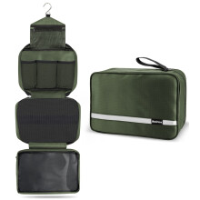 Maliton Travel Tobetry Sac pour hommes suspendus avec 4 compartiments portables d'organisateur de salle de bain compact impermeable ideal pour le