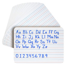 Juvale Sady Bílých Tabulí - 12-Pack Dvoubarevných, 9 x 12 palců - Mini Tabule pro Student