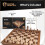 Conjunto de Xadrez em Madeira Chess Armory - Tabuleiro de 17 polegadas para Adultos e Crianças com Peças Extra de Rainha 2