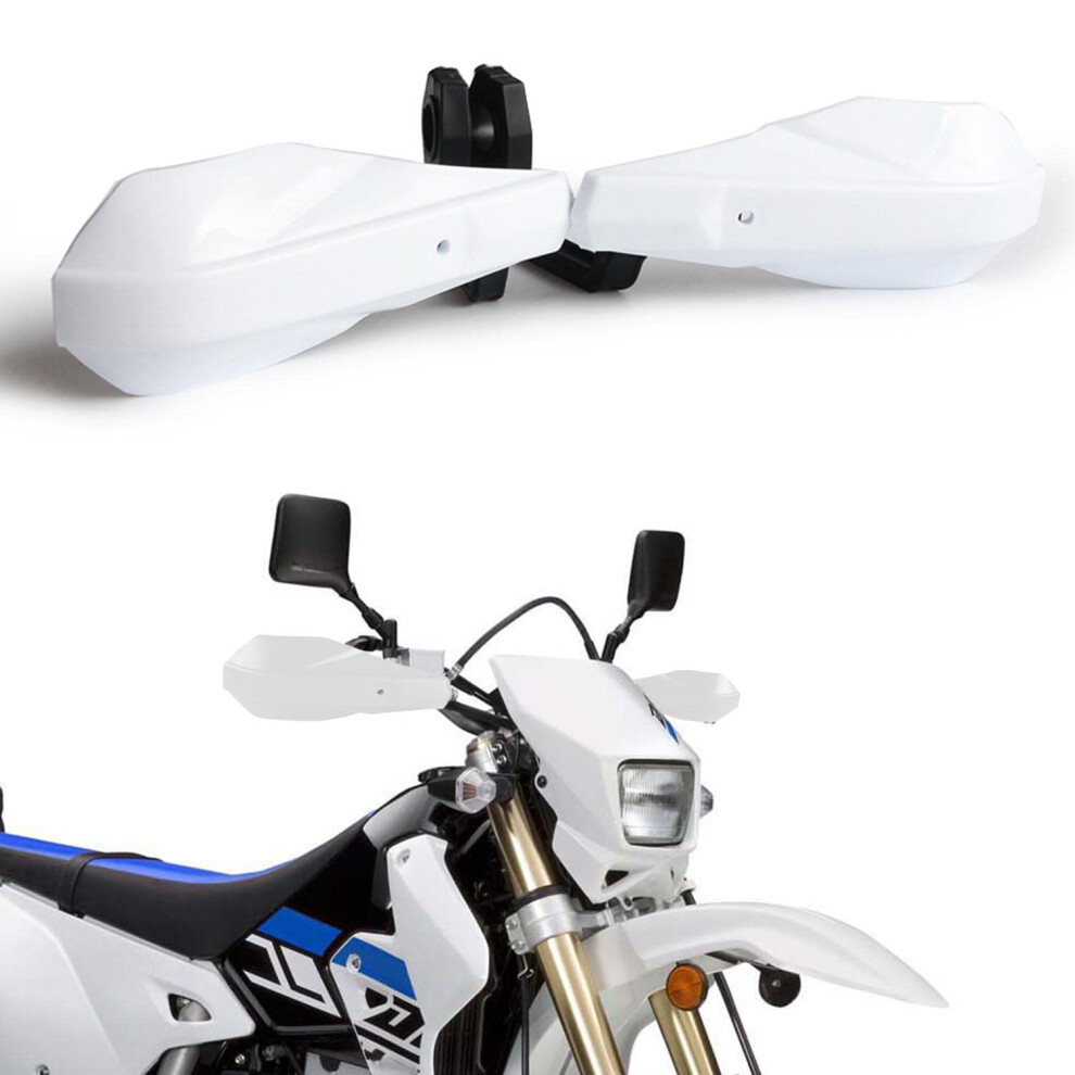 AnXin Motorcycle Plastic Handguards 7/822mm and 1 1/828mm Hand Guards Protector Protection For Motocross Dirt Bike off Road ATV White-image-OPC-PFKYT2R-NEW