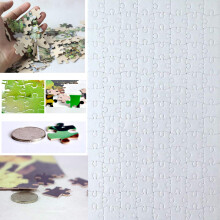 20 s?t Blank Sublimation A4 puslespil med 120 stykker - DIY Heat Press Transfer Crafts - Engros DIY Thermal Transfer Pearl Puslespil