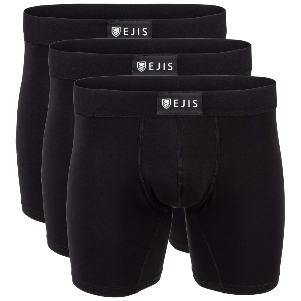Boxer pour homme Ejis Pouch, sous-v?tement anti-odeur, anti-frottement, ?vacuant l'humidit?, ultra doux, respirant, micro modal, lot de 1 et 3