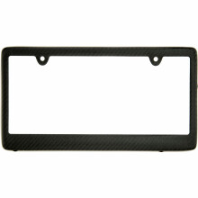 Rigtig 100% mat sort carbon fiber nummerplade ramme tag d?kker ff
