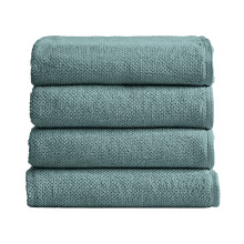Great Bay Home Home 100% Coton Syer-Sy Syer Towel (30 x 52 pouces) serviettes de bain a tissage de pop-corn texture hautement absorbantes. Collec