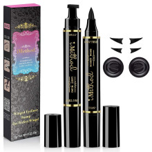 Imethod Eyeliner Stamp - Imethod 2 Pens Winged Eyeliner Stamp Perfect Wing Cat Eye Stamp Lngvarig flytande gonfoder Vattentt och smutssker sm