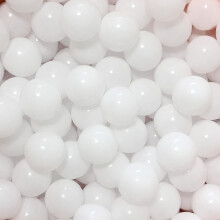 Moonxhome Ball Pit Balls Crush Proof Plastic Children's Toy Balls Macaron Ocean Balls 2,15 tum Pack med 200 Pure White