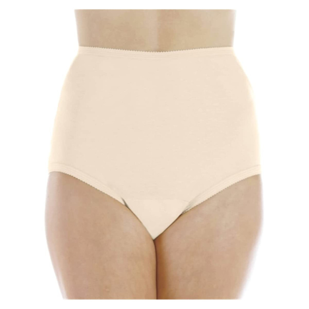 Bragas Para Incontinencia Wearever De Algod N Beige Para Mujer (Paquete De 3), Absorci N Regular (0.5 Tazas), Talla 4X (Para Caderas De 52 A 55 P-image