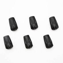 Puntas para bastones de trekking TREKOLOGY - Juego de 6 puntas de goma para bastones de trekking - Protectores de repuesto para bastones - Di met