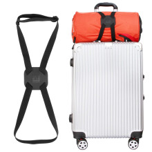 Bagagestropper Taske Bungees til Tilf?j en taske Nem at rejse Kuffert Elastisk stropb?lte (sort) A