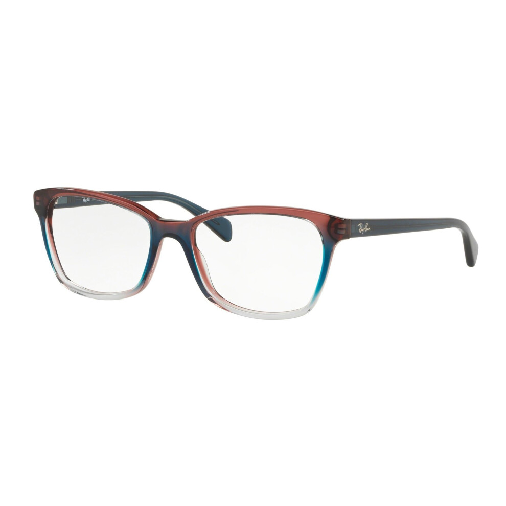 Ray-Ban RX5362, Burgundy/White/Blue Glasses, Mojo Glasses - Image 3