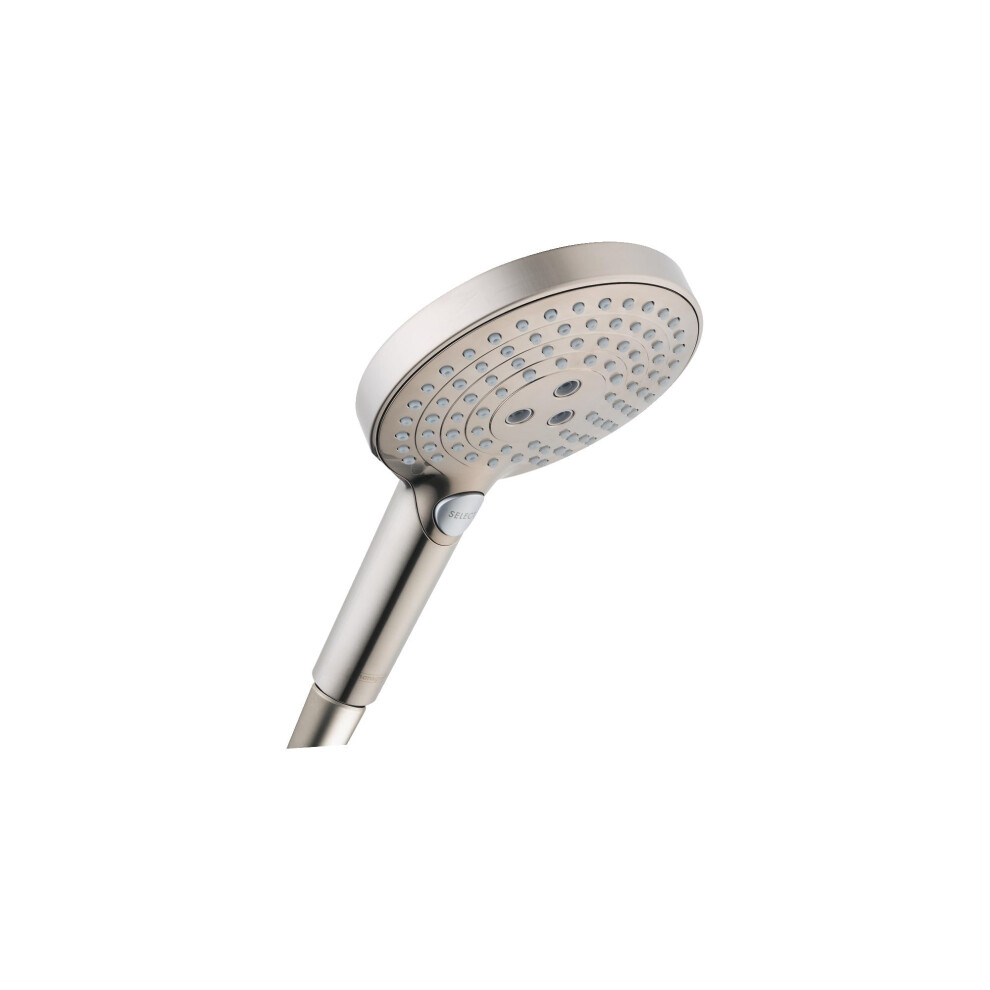 hansgrohe Raindance Select S Easy Install 5-inch Handheld Shower Head Modern 3 -Spray PowderRain  Rain  Whirl 26037821