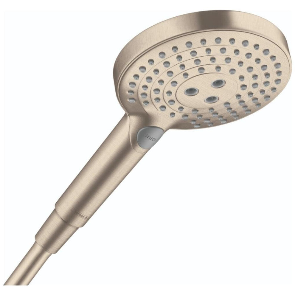hansgrohe Raindance Select S Low Flow 5-inch Handheld Shower Head Modern 3 -Spray PowderRain  Rain  Whirl 26036821
