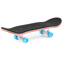 BISOZER Mini Finger Skateboard - Wooden Finger Board Ultimate Sport Training Props in Light Brown with Ball Bearings -1 Pack Random Color Bearing Whee