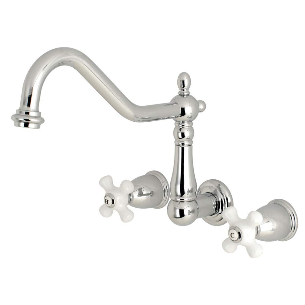 Photos - Other Bathroom Accessories Kingston Brass KS1021PX Heritage Roman Tub Faucet Polished Chrome 